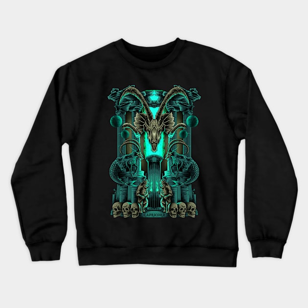 CAPRICORN Crewneck Sweatshirt by AWANG ART STUDIO